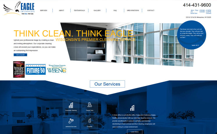 Milwaukee area businesses for janitorial and corporate cleaning services thrive with iNET’s marketing specialists