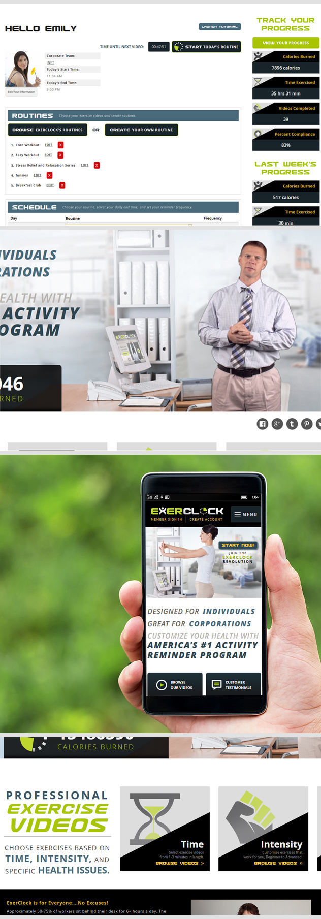 Custom Work Fitness Website Designed by iNET