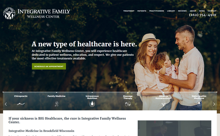 Family Wellness Center gains healthy results with iNET'S website design experts