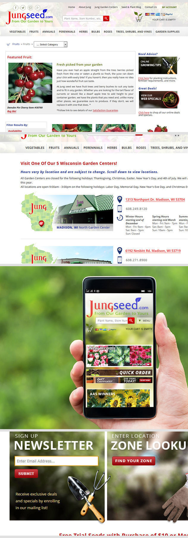 Jungseed Ecommerce Site by iNET-Web