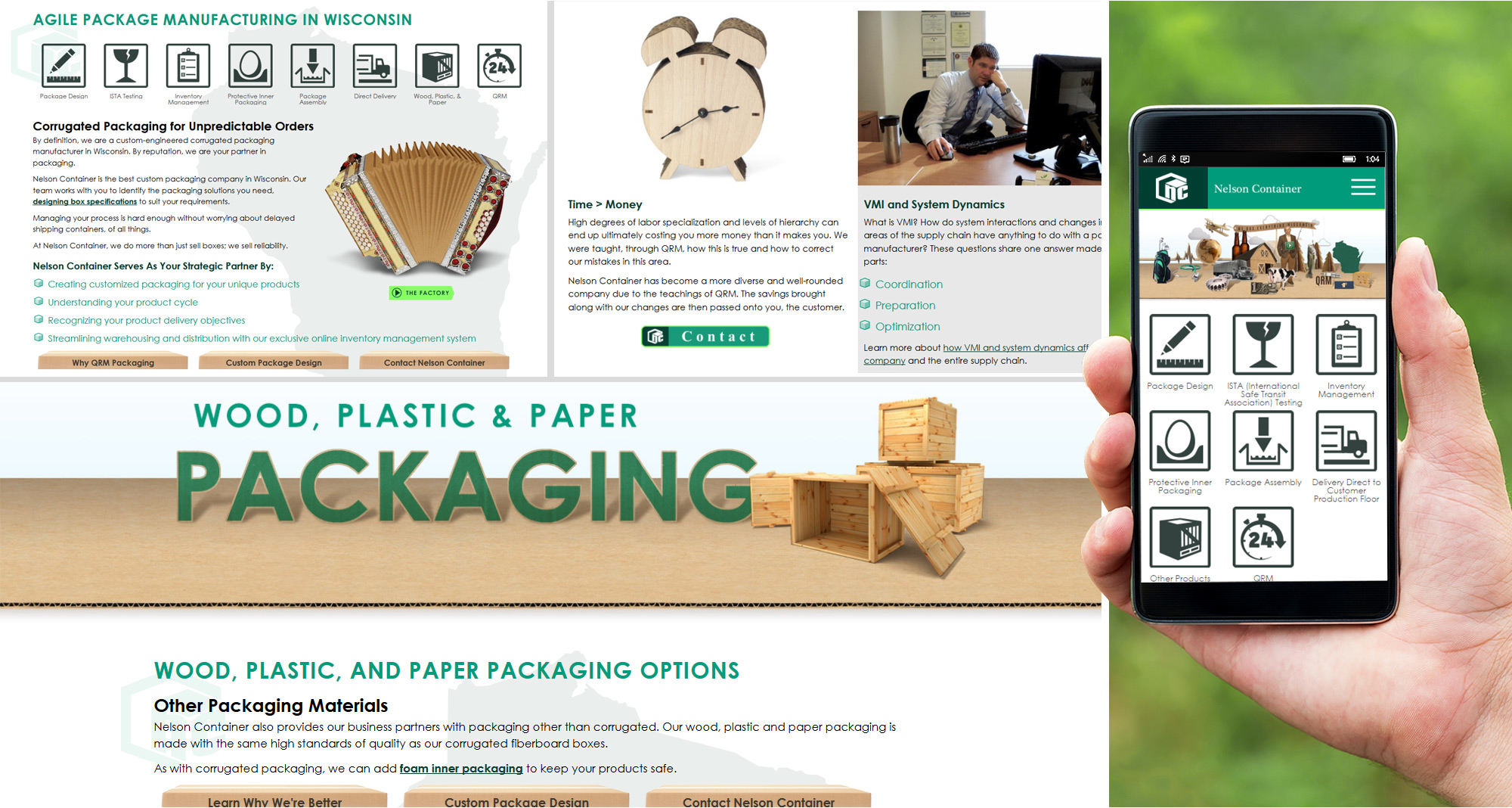 Nelson Container's Web Developer | Custom Corrugated Packaging Services ...